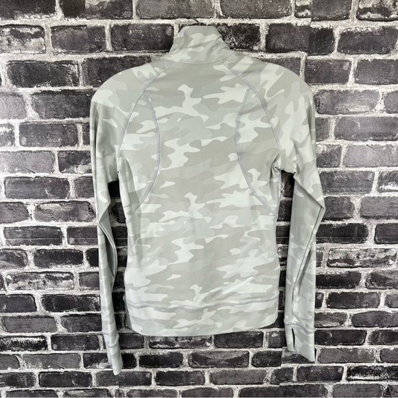 Lole Womens Gray Camo Essential Up Full-Zip Cardigan Jacket - size XS - Picture 2 of 9